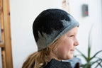 Modern Cloche in Black/Gray