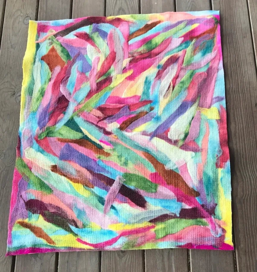 Multi color rug