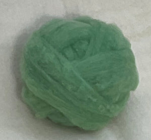 AQUA GREEN-NEW-  American Farm Wool- Merino Wool Roving for Felting, Spinning, Weaving, Fiber Art