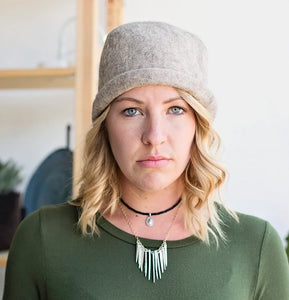 Modern Cloche in Rustic Tan