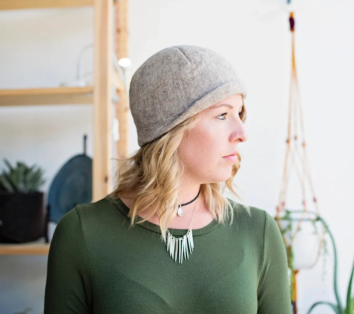 Modern Cloche in Rustic Tan