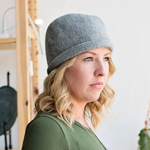 Modern Cloche in Rustic Gray