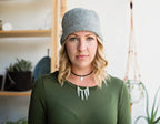 Modern Cloche in Rustic Gray