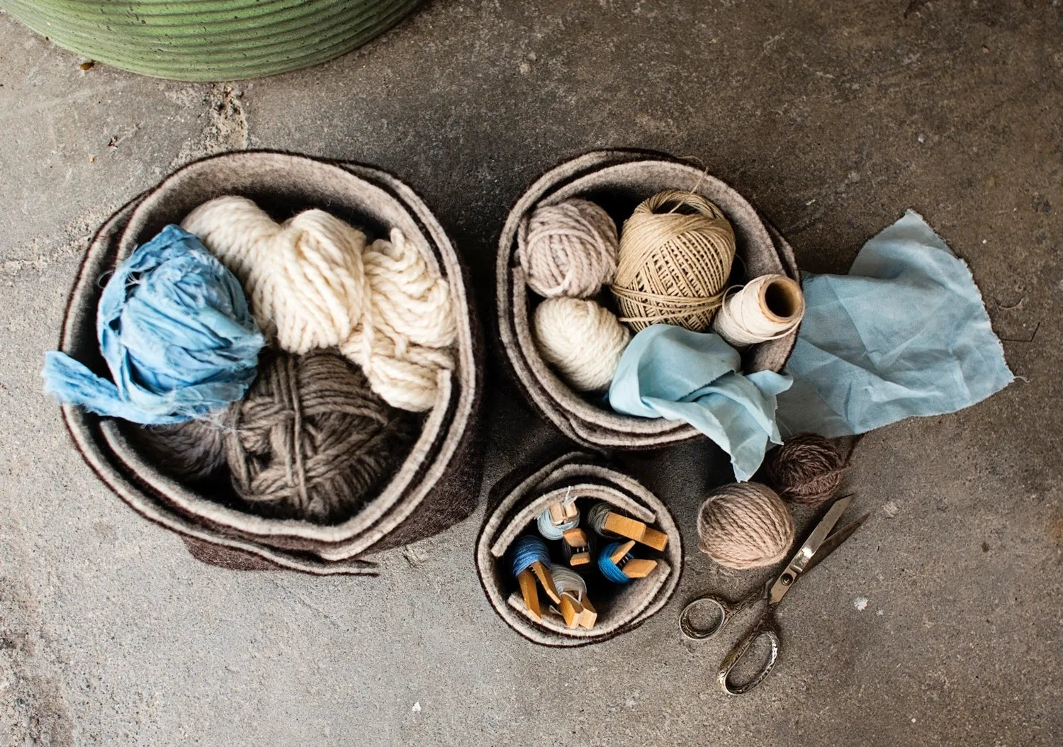 Felt Nesting Baskets - Set of 3