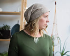 Slouchy Hat in Rustic Tan
