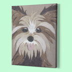 Pup Needle-Felting Kit | Color: Brown | 100% Wool & Recycled Plastic | 10 x 13 inches
