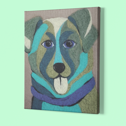 Pup Needle-Felting Kit | 100% Wool & Recycled Plastic | 10 x 13 inches