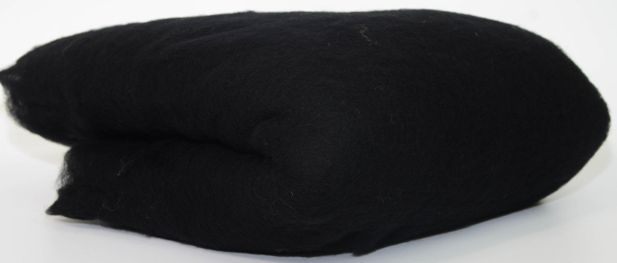 BLACK- American Farm, Merino Wool Batt- Needle Felting, Wet Felting, Spinning