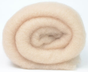 MINI-BATT: PALE PINK-  Wool Batting for Felting, Spinning, Weaving, Fiber Art
