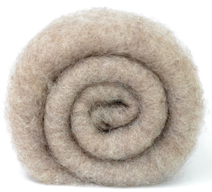 MINI-BATT: NATURAL BROWN-  Wool Batting for Felting, Spinning, Weaving, Fiber Art