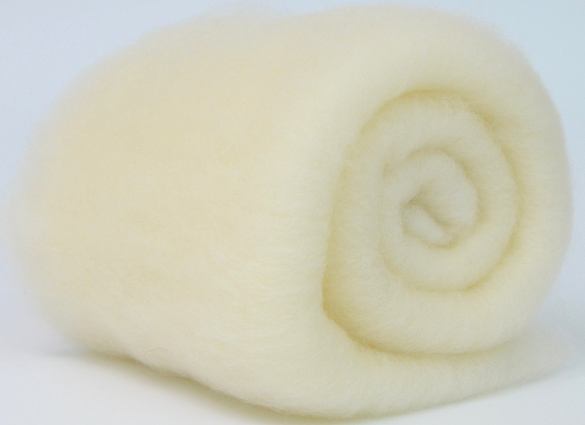 MINI-BATT: NATURAL WHITE-  Wool Batting for Felting, Spinning, Weaving, Fiber Art