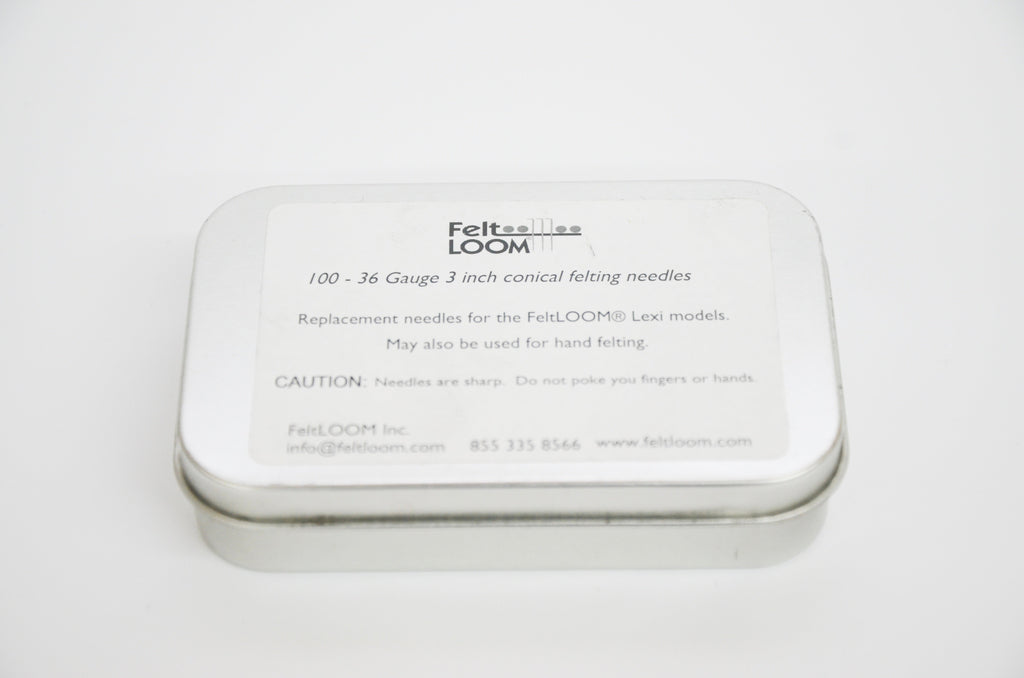 NEEDLES-36 Gauge Conical Felting Needles - 3" - 100 Pack- (LEXI model)