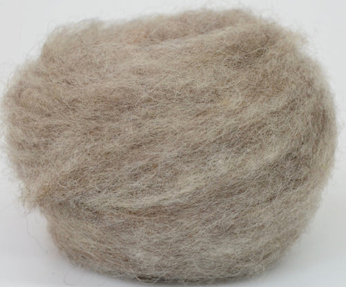 NATURAL BROWN- American Farm Wool- Medium Grade Wool Roving for Felting, Spinning, Weaving, Fiber Art