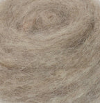 NATURAL BROWN- American Farm Wool- Medium Grade Wool Roving for Felting, Spinning, Weaving, Fiber Art