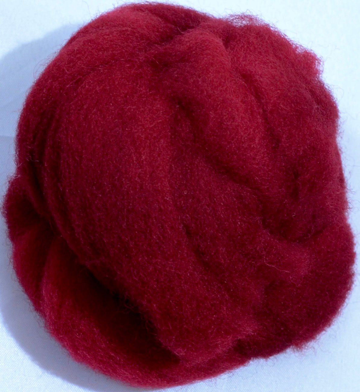 FIRE RED- American Farm Wool- Medium Grade Wool Roving for Felting, Spinning, Weaving, Fiber Art