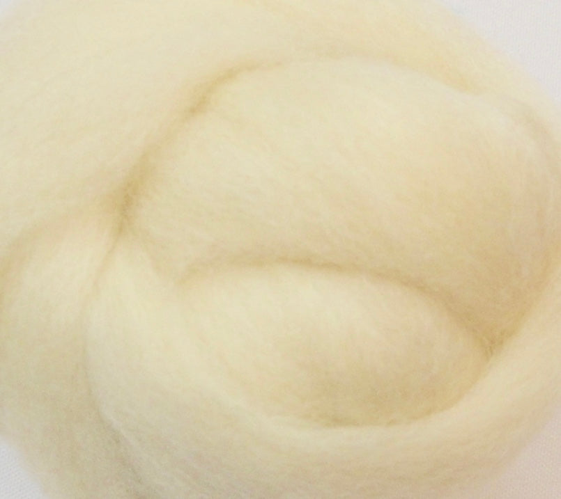 NATURAL- American Farm Wool- Merino Wool Roving for Felting, Spinning, Weaving, Fiber Art
