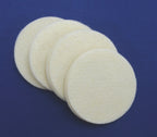 100% Wool, 4 Coaster Blanks for Needle Felting-Natural