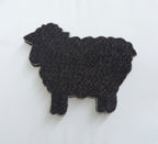 100% Wool, 4 Sheep Coaster Blanks