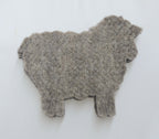 100% Wool, 4 Sheep Coaster Blanks