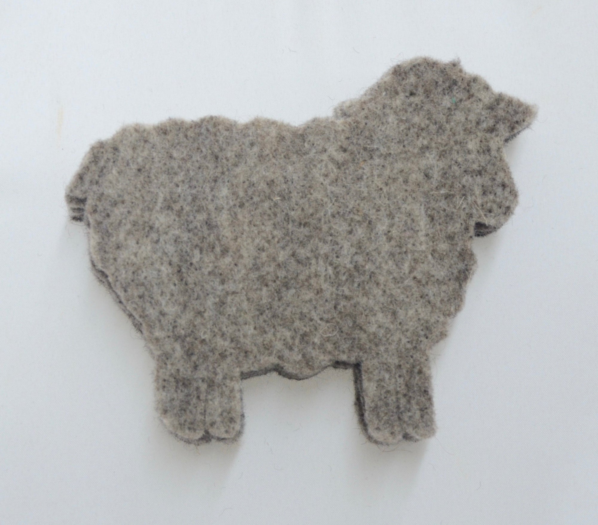 100% Wool, 4 Sheep Coaster Blanks