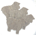 100% Wool, 4 Sheep Coaster Blanks
