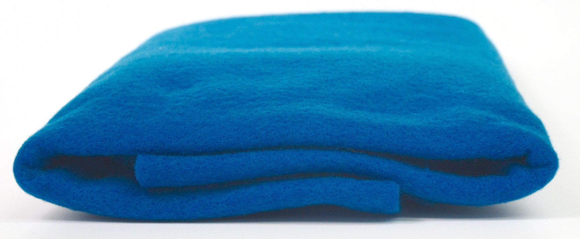 BRILLIANT BLUE-Merino Wool Prefelt  28" x 58"- Needle Felting, Wet Felting, Fiber Art