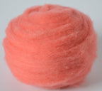 CORAL- American Farm Wool- Merino Wool Roving for Felting, Spinning, Weaving, Fiber Art