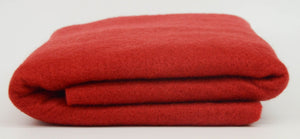 FIRE RED-Merino Wool Prefelt  28" x 58"- Needle Felting, Wet Felting, Fiber Art