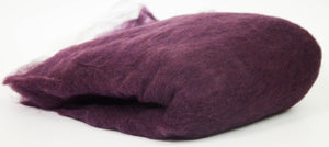 PLUM- American Farm, Merino Wool Batt- Needle Felting, Wet Felting, Spinning