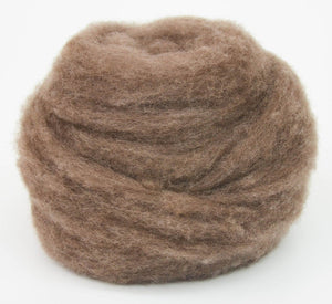 TAUPE- American Farm Wool- Merino Wool Roving for Felting, Spinning, Weaving, Fiber Art