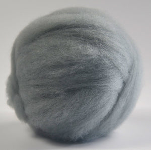 TONE IT GRAY- American Farm Wool- Merino Wool Roving for Felting, Spinning, Weaving, Fiber Art