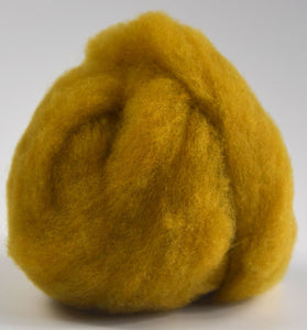 BRONZE- American Farm Wool- Medium Grade Wool Roving for Felting, Spinning, Weaving, Fiber Art