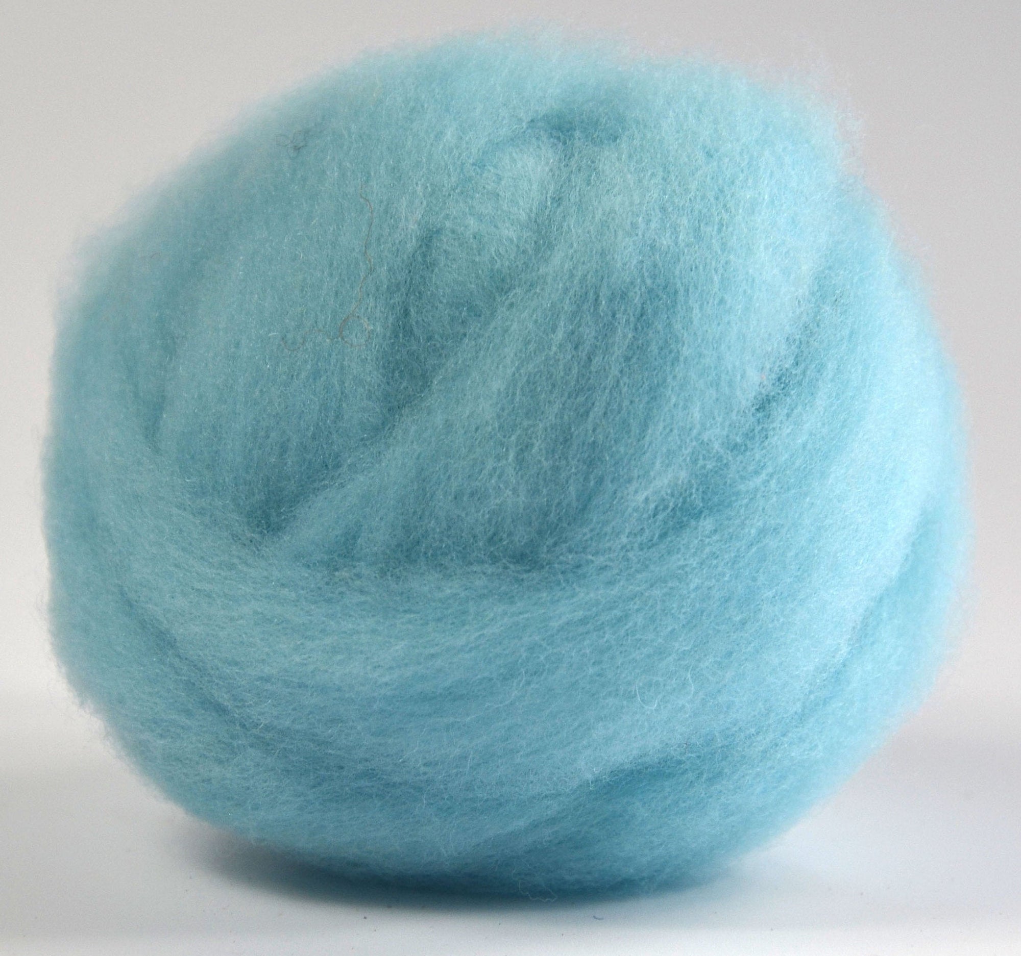 LITE BLUE- American Farm Wool- Merino Wool Roving for Felting, Spinning, Weaving, Fiber Art