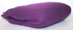 PURPLE- American Farm, Merino Wool Batt- Needle Felting, Wet Felting, Spinning