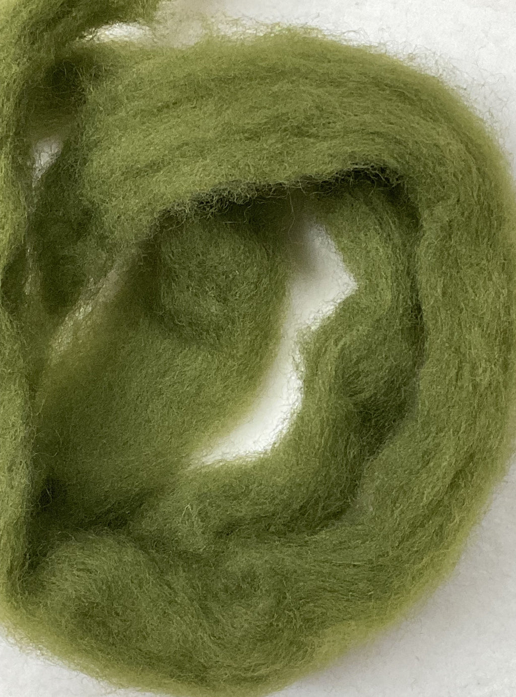 ENGLISH IVY- American Farm Wool - Medium Grade Wool Roving for Felting, Spinning, Weaving, Fiber Art