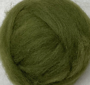 ENGLISH IVY- American Farm Wool - Medium Grade Wool Roving for Felting, Spinning, Weaving, Fiber Art
